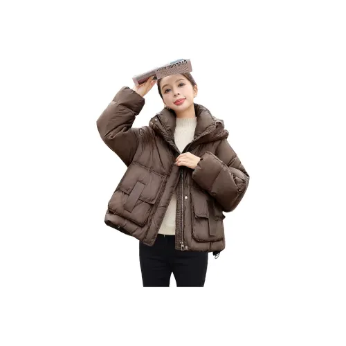 Cypress House Пуховик Женские Красный кофе