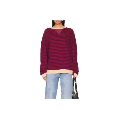 FREE PEOPLE SS24 Свитшот Женские Морской стиль Комбо Морской стиль Комбинация