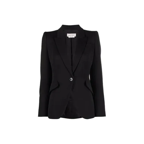 Alexander McQueen Бизнес-костюм пальто женское черное