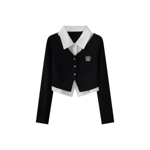 AFGGD Черный Женские Трикотаж