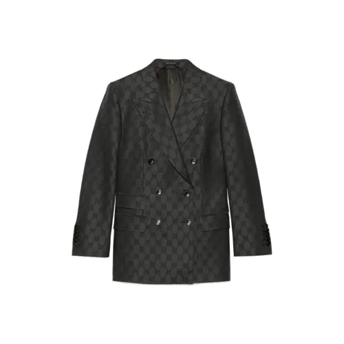 GUCCI FW22 Бизнес-костюм Пальто Женское Графитовое