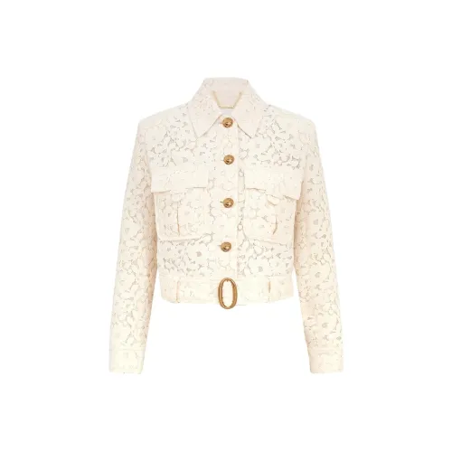 Zimmermann Крем Женские Куртки