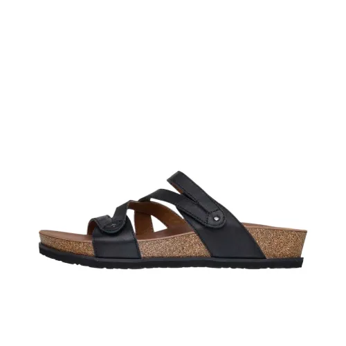 Skechers ARCH FIT GRANOLA Антибактериальные Слипоны Женские Черные