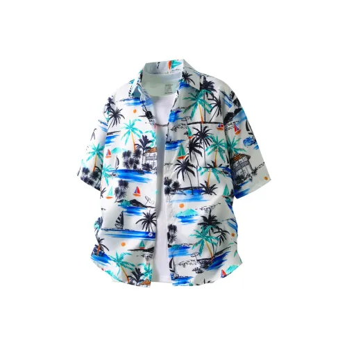 BEAR UNION Синие Унисекс Рубашки