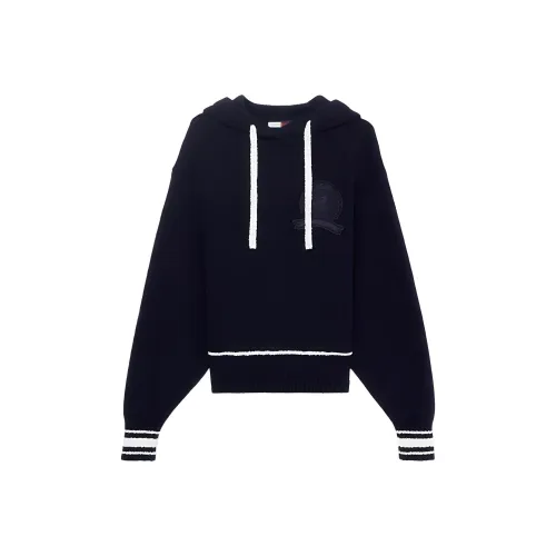 Tommy Hilfiger Crest KNIT HOODY Свитшот Женские Темно-синий