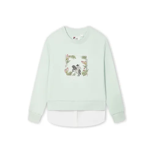 FILA Лотос Зеленый Женский Свитшот