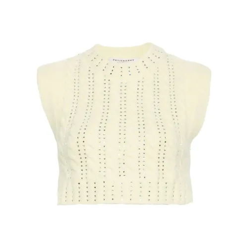 PHILOSOPHY DI LORENZO SERAFINI SS24 Трикотаж Женский Светло-Желтый