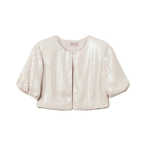 TWINSET Milano Куртки и Пальто Женские Бежевые