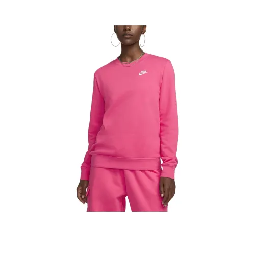 Nike Sportswear Club Толстовка Женская Астра Розовая