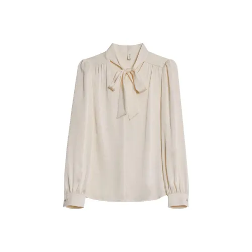 Mambe Рубашка Женская Бежевая Абрикосовая