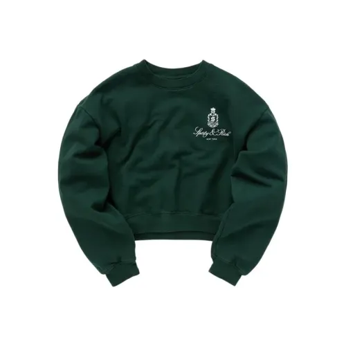 SPORTY RICH Свитшот Женский Темно-зеленый