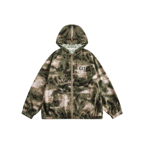 YPUT Куртки Пальто Унисекс Камуфляж