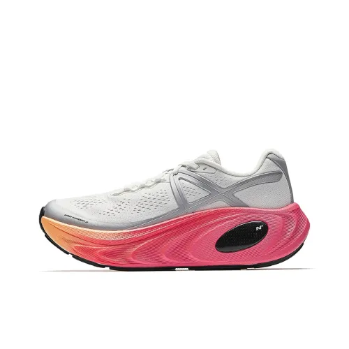 ANTA Riding The Wind 2 Противоскользящий Устойчивый к истиранию Низкий Топ Повседневные Беговые кроссовки Женские Белые Серебряные