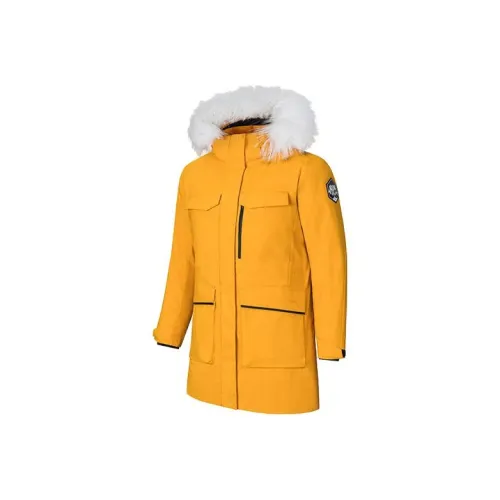 Anta Variety Тренировки Коллекция Пуховик Женские Утренний свет Апельсин