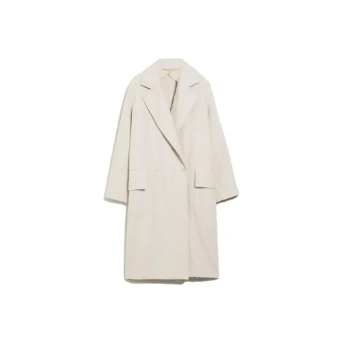 MaxMara Пальто Женское Светлый Бежевый