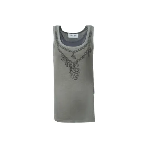 Valeria Obbaco Топ на бретелях Женский Серый