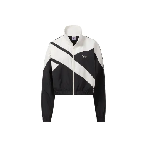 Reebok Classics Franchise Track Куртки и Пальто Женские Черный Белый