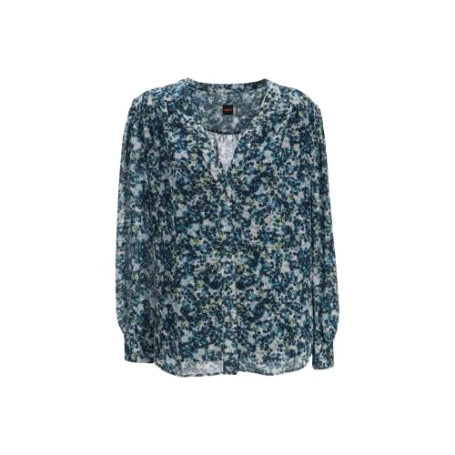 HUGO BOSS Зеленые Женские Рубашки