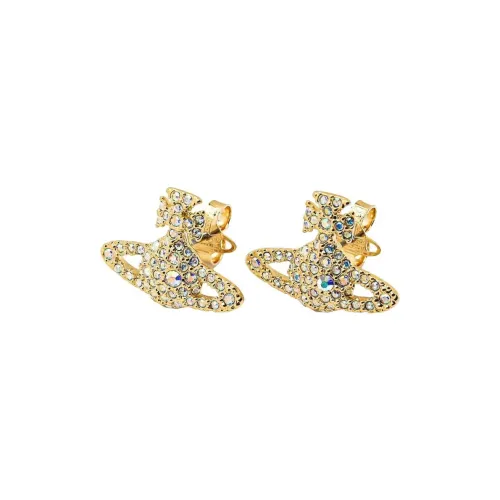 Vivienne Westwood Серьги Brass Stud Женские Золотые