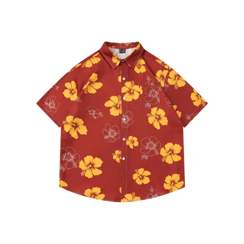 BEAR UNION Женские рубашки красного цвета