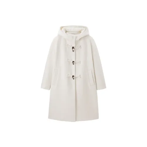 LEDIN Экрю В наличии Женские Пальто