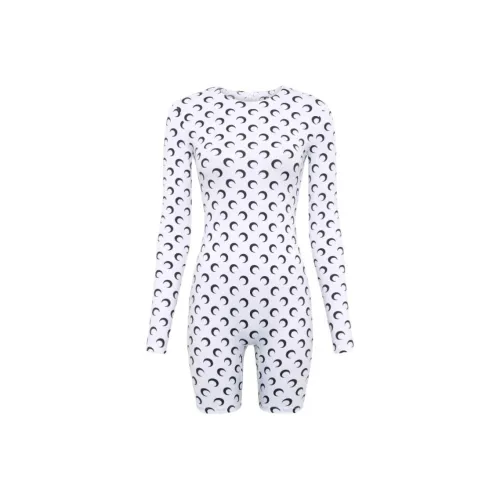 Marine Serre SS25 Комбинезон Женский Белый