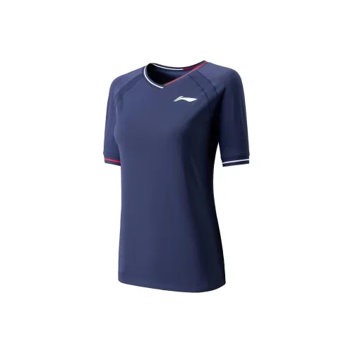 Подкладка Tennis Series T Рубашка Женская Темный Корабельный Синий