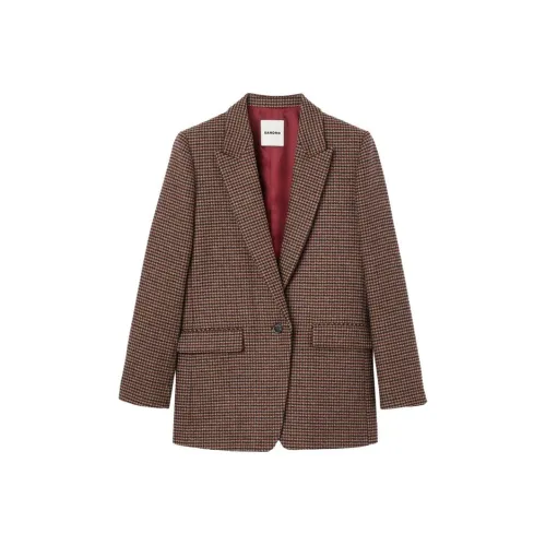 SANDRO Красно-коричневый Женские офисные костюмы