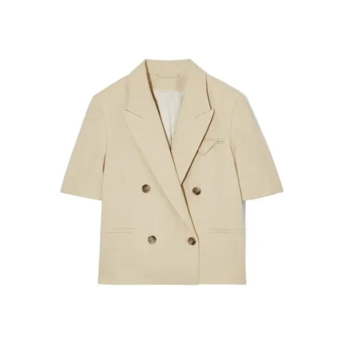 COS Бежевый Женские Офисные Костюмы