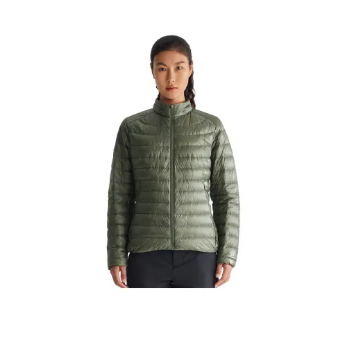 KAILAS Пуховик Женские Темно-зеленый мох