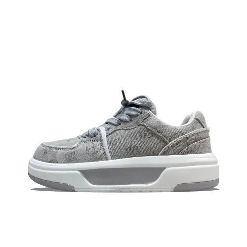 MQGAll Противоскользящие Устойчивые к износу Дышащие Низкие Кроссовки для скейтбординга Унисекс Серые