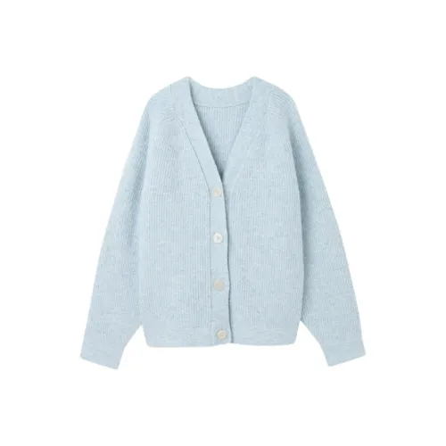 ZWTX STUDIO Трикотаж Женский Кремовый Синий