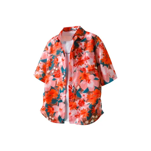 BEAR UNION Женские рубашки красного цвета