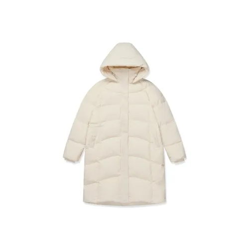 Erke Comprehensive Training Collection Sports Lifestyle Collection Пуховик Женские Сырный белый