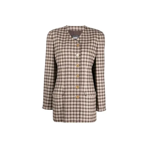 Giorgio Armani Чайный коричневый Женские офисные костюмы