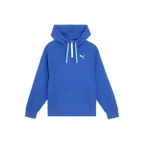 PUMA Свитшот Женские Электрический Синий