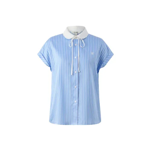 E.land Рубашка Женская Синяя 50Blue