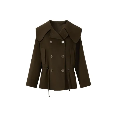 JZ Juzui Куртка Женская Темно-Кофейная