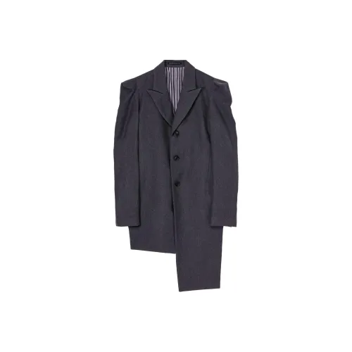 Yohji Yamamoto Серые Женские Куртки