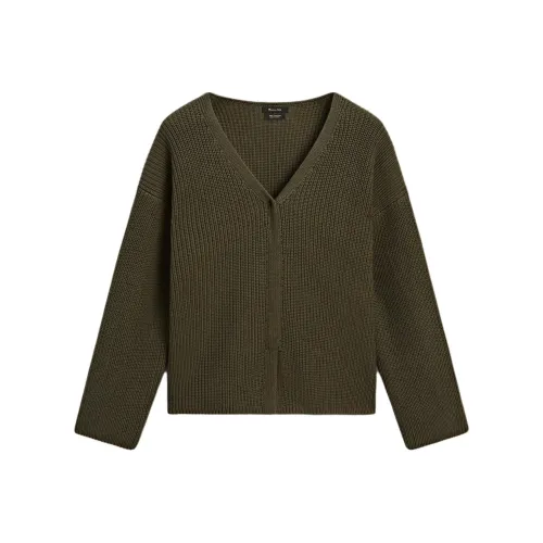 Massimo Dutti Хаки зеленый Женская трикотажная одежда