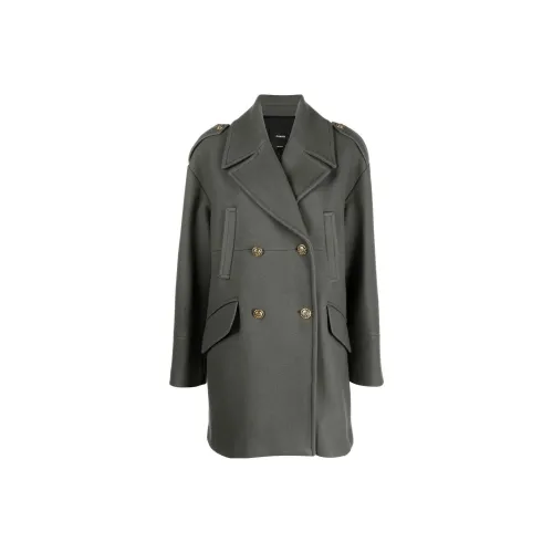 PINKO Зеленое Женское Пальто