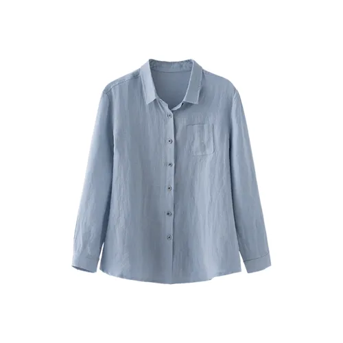 KAIMUSHI Синие Женские Рубашки