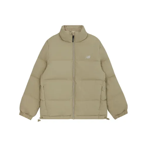 New Balance совместный пуховик женский бежевый