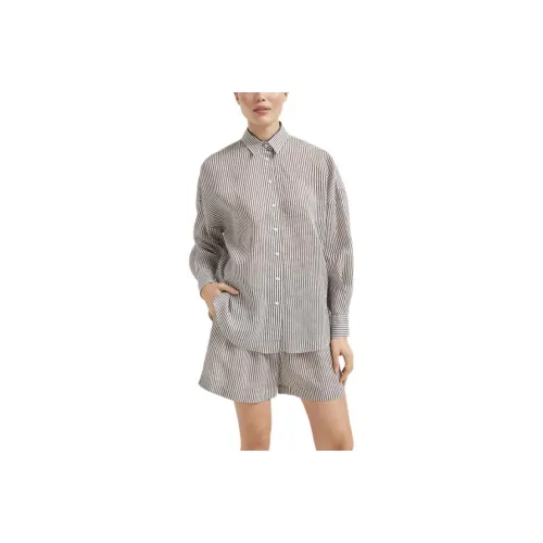 BRUNELLO CUCINELLI Рубашка Женская Коричневая