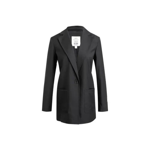 ARMANI EXCHANGEAE Бизнес-костюм пальто женское черное