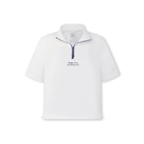 FILA Фитнес Нефритовый белый Женские Поло