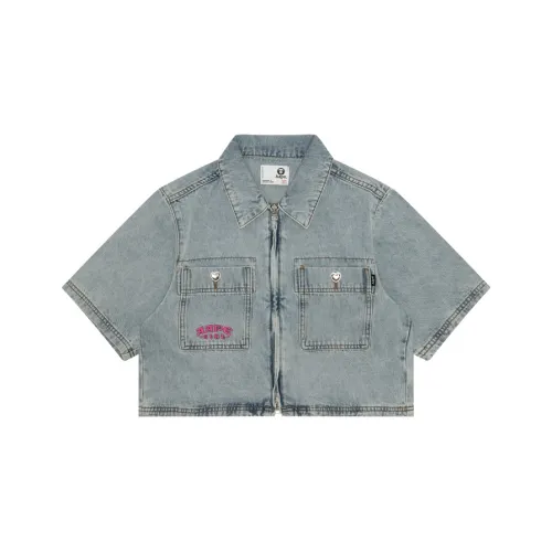 aape Синие Женские Рубашки