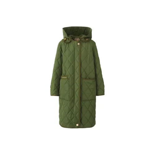 Burberry FW22 Пальто Женское Зеленое