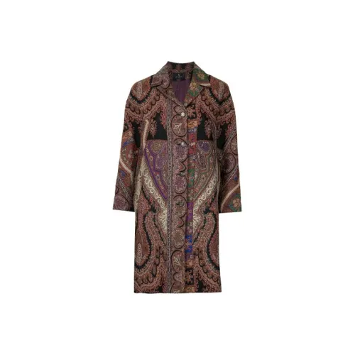 ETRO Многоцветное Женское Пальто
