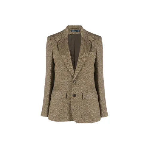 Polo Ralph Lauren SS23 Бизнес-костюм Пальто Женское Хаки